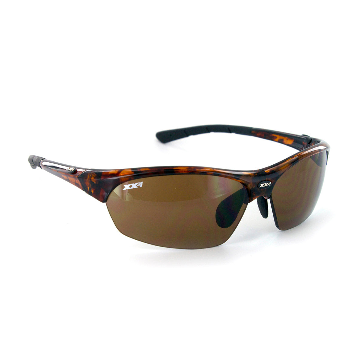 Xx2i Optics Usa1 White Gloss Sport Sunglasses with Polarized Grey w/Blue Mirror Lenses